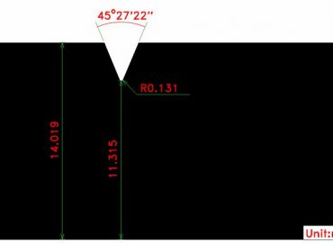 角度、R角半徑、長度-自動光學量測-量測結果 Angle, Corner Radius, Length - AOI - Measurement Result